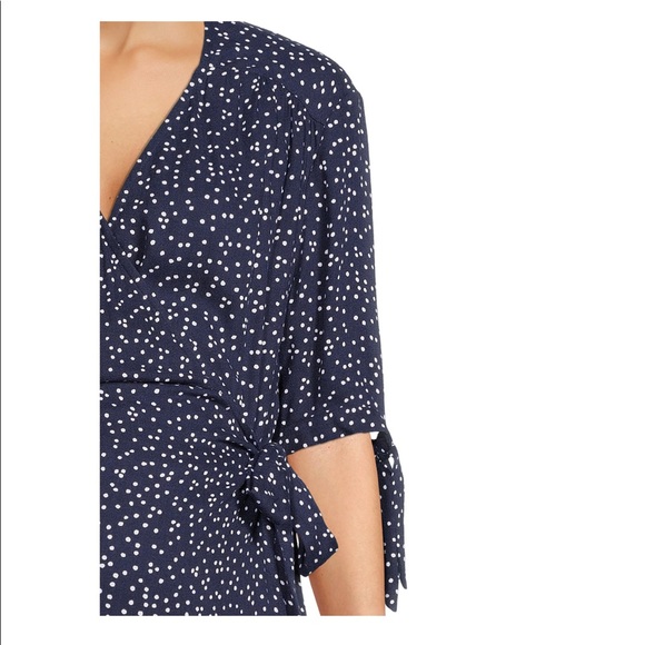 Maternity Print Wrap Dress for Women - Picture 6 of 6